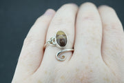 Arthurs Seat Sterling Silver Oval Trinity Ring