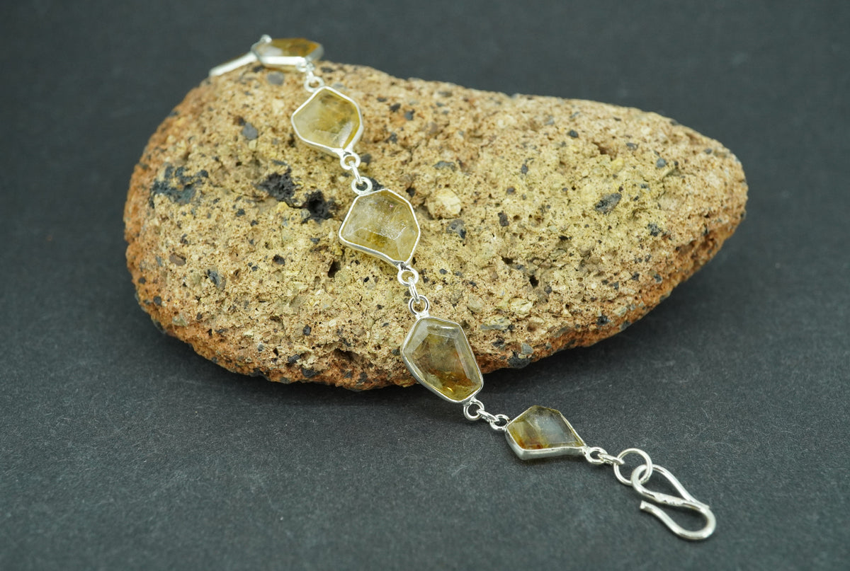 Citrine Sterling Silver Bracelet