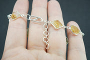 Citrine Sterling Silver Bracelet