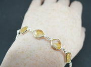 Citrine Sterling Silver Bracelet