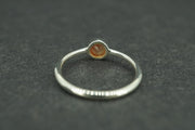 Scottish Carnelian Sterling Silver Petite Ring
