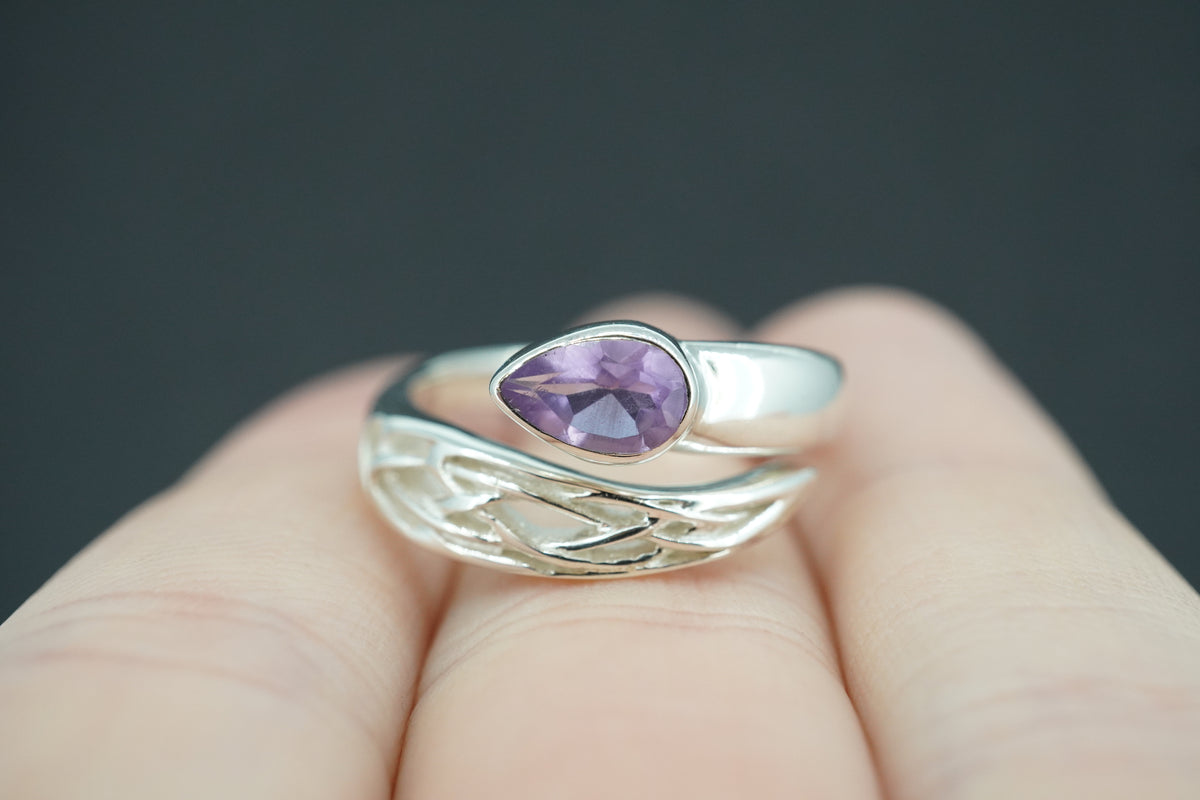 Brazilian Amethyst Sterling Silver Ring