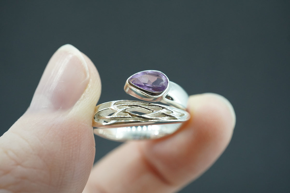 Brazilian Amethyst Sterling Silver Ring