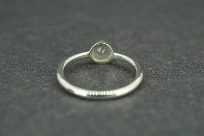 Scottish Chalcedony Sterling Silver Petite Ring