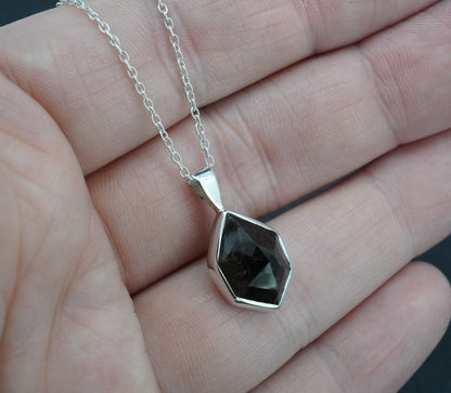 Cairngorm Quartz Sterling Silver Small Pendant