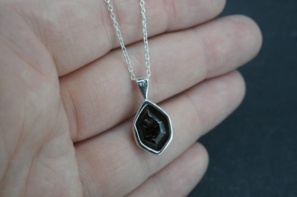 Cairngorm Quartz Sterling Silver Small Pendant