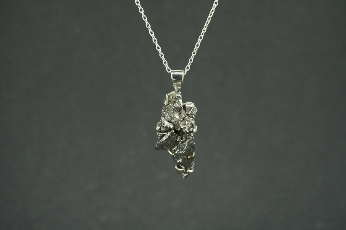 Meteorite Sterling Silver Pendant