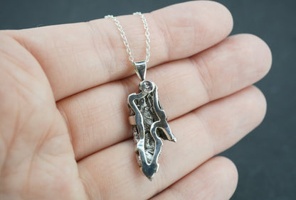 Meteorite Sterling Silver Pendant