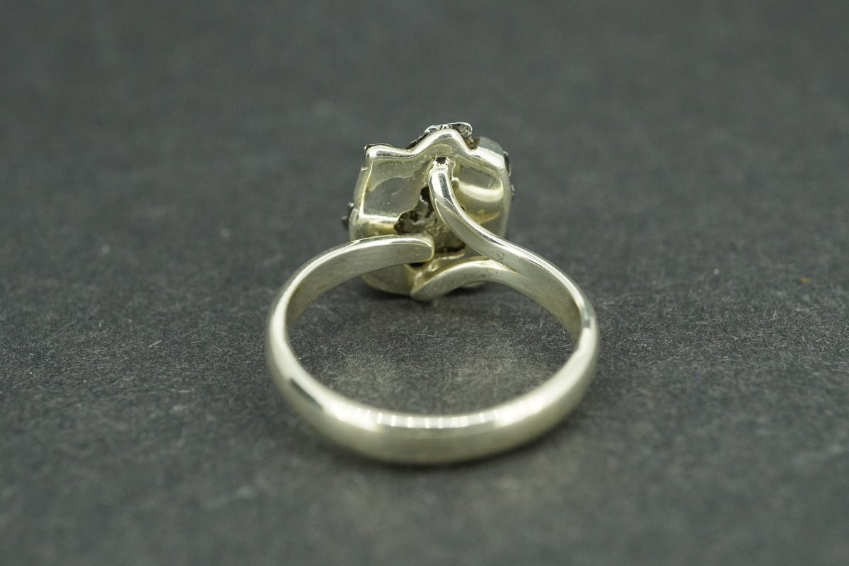 Meteorite Sterling Silver Medium Ring