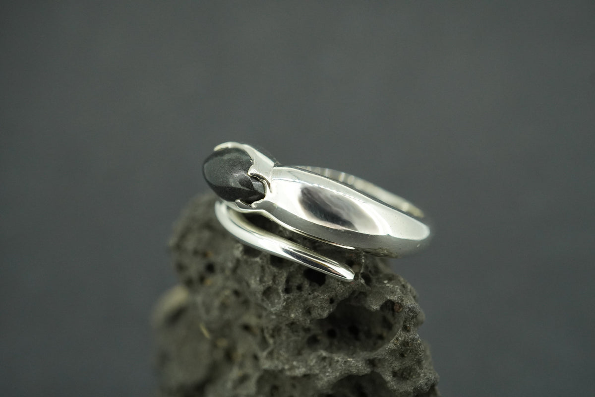 Edinburgh Castle Rock Sterling Silver Snake Ring