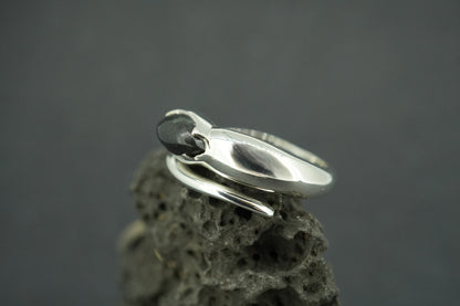 Edinburgh Castle Rock Sterling Silver Snake Ring