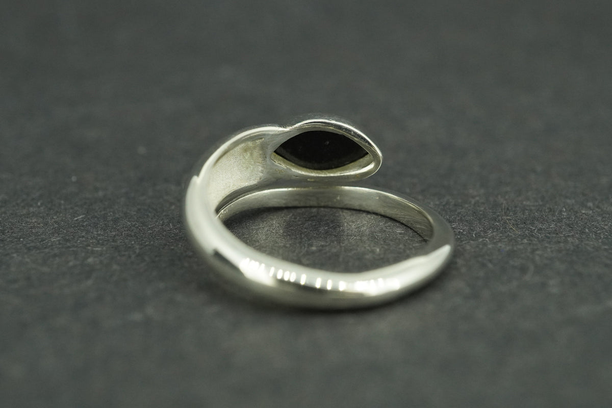 Edinburgh Castle Rock Sterling Silver Snake Ring