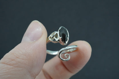 Edinburgh Castle Rock Sterling Silver Trinity Ring