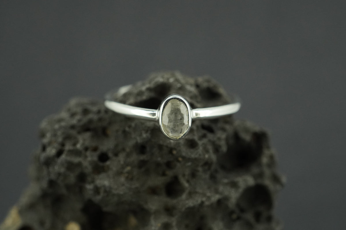 Cairngorm Smoky Quartz Petite Ring