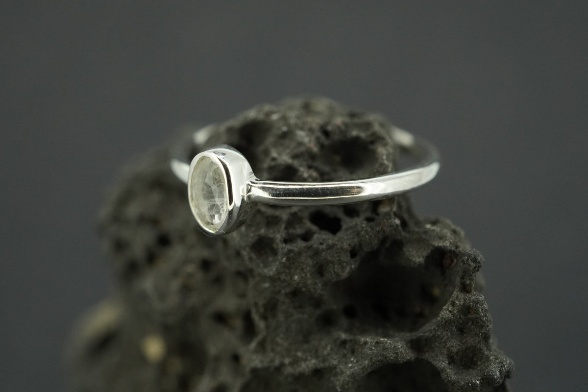 Cairngorm Smoky Quartz Petite Ring