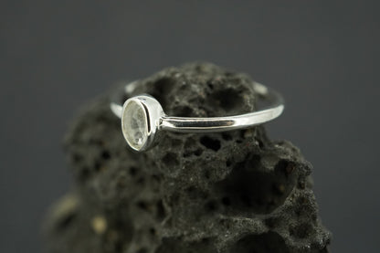 Cairngorm Smoky Quartz Petite Ring