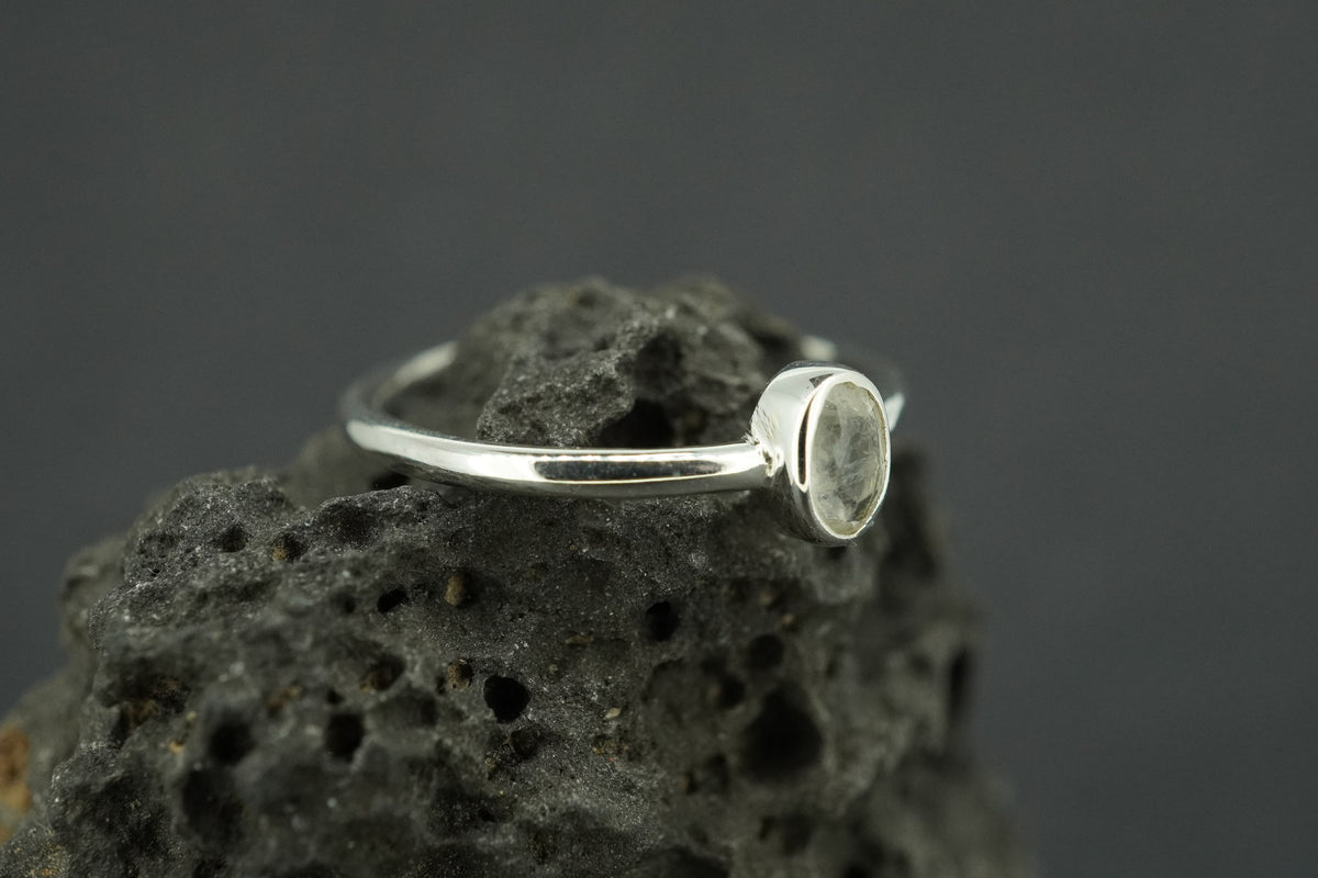 Cairngorm Smoky Quartz Petite Ring