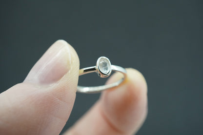 Cairngorm Smoky Quartz Petite Ring