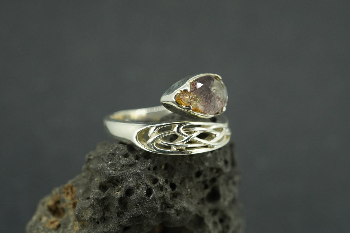 Melody's Stone Super Seven Medium Wrap Ring