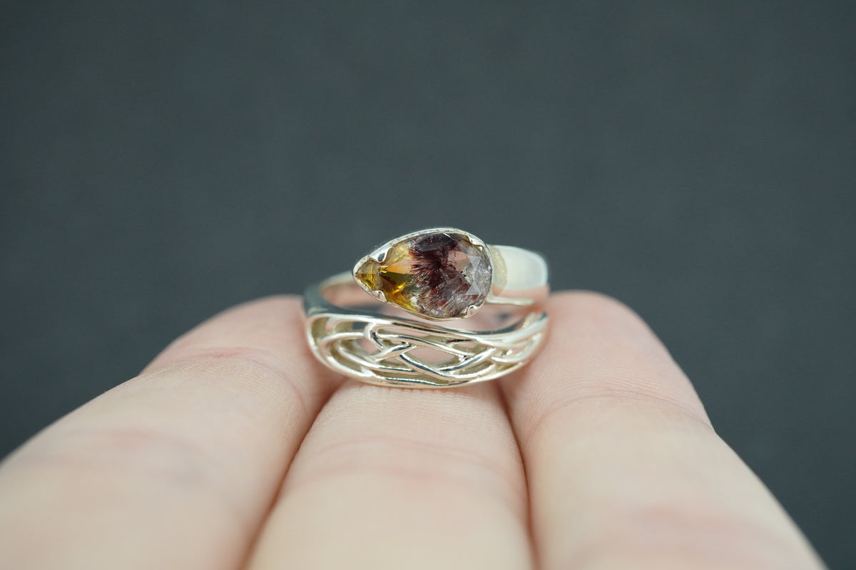 Melody's Stone Super Seven Medium Wrap Ring