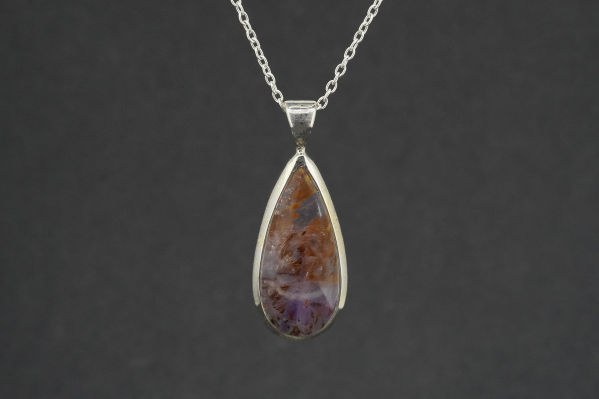 Melody's Stone Super Seven Sterling Silver Drop Pendant