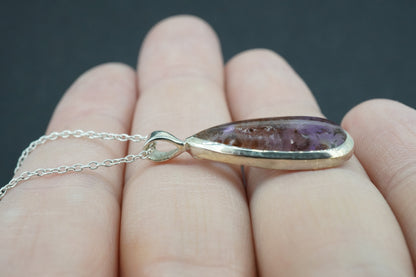 Melody's Stone Super Seven Sterling Silver Drop Pendant