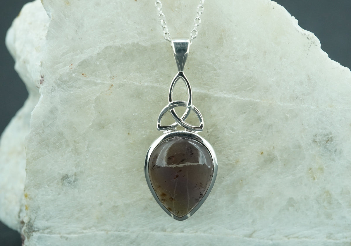 Melody's Stone Super Seven Sterling Silver Celtic Large Pendant
