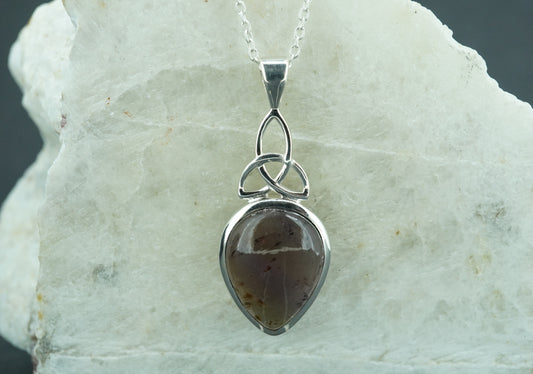 Melody's Stone Super Seven Sterling Silver Celtic Large Pendant