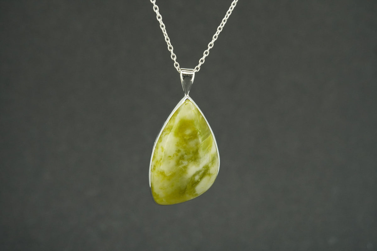 Highland Marble Sterling Silver Pendant