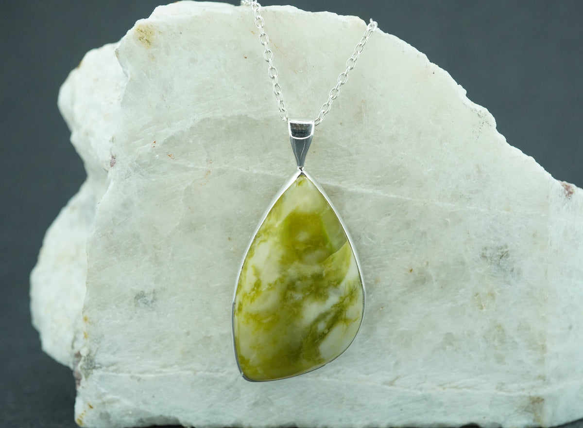 Highland Marble Sterling Silver Pendant