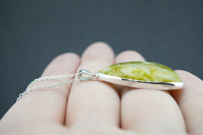 Highland Marble Sterling Silver Pendant