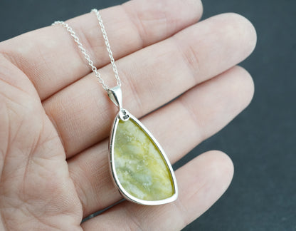 Highland Marble Sterling Silver Pendant