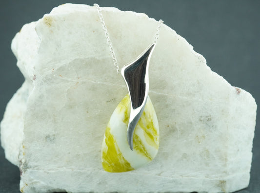 Highland Marble Sterling Silver Pendant