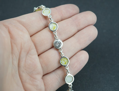 Iona Marble Sterling Silver Bracelet