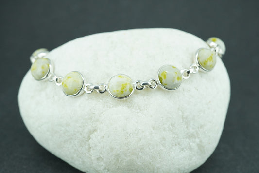 Iona Marble Sterling Silver Bracelet