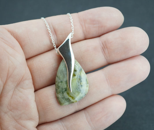 Skye Marble Sterling Silver Pendant
