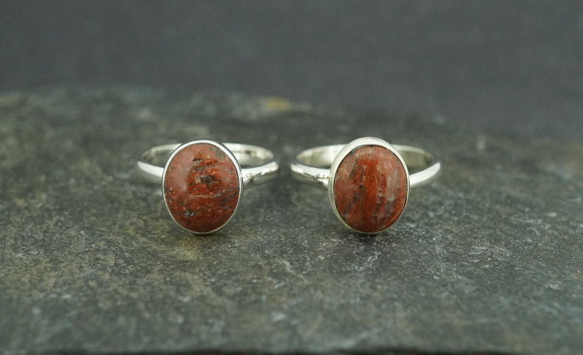 Lewisian Sterling Silver Round Solitaire Ring