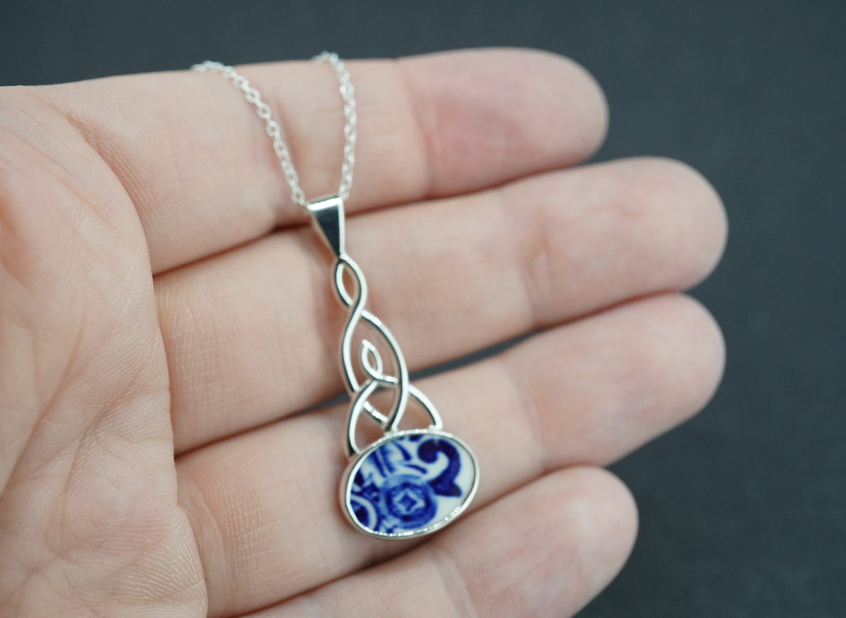 Old Willow Sterling Silver Celtic Pendant