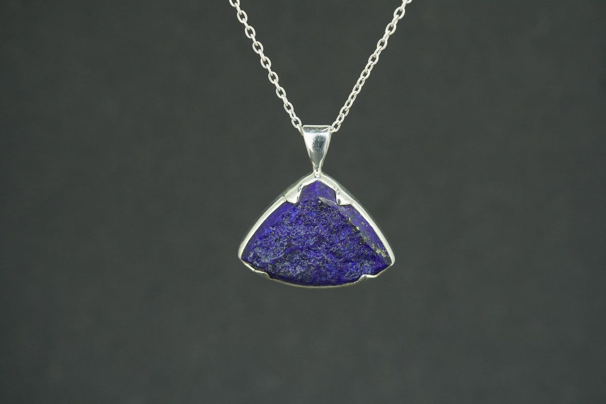 Lapis Lazuli Sterling Silver Medium Pendant
