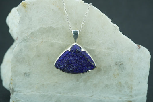 Lapis Lazuli Sterling Silver Medium Pendant