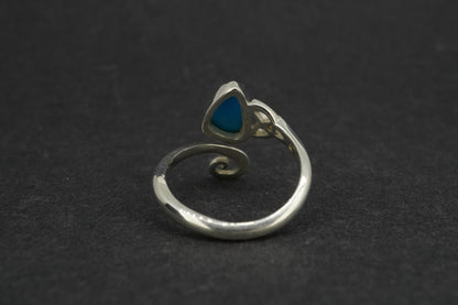 Turquoise Sterling Silver Celtic Medium Ring