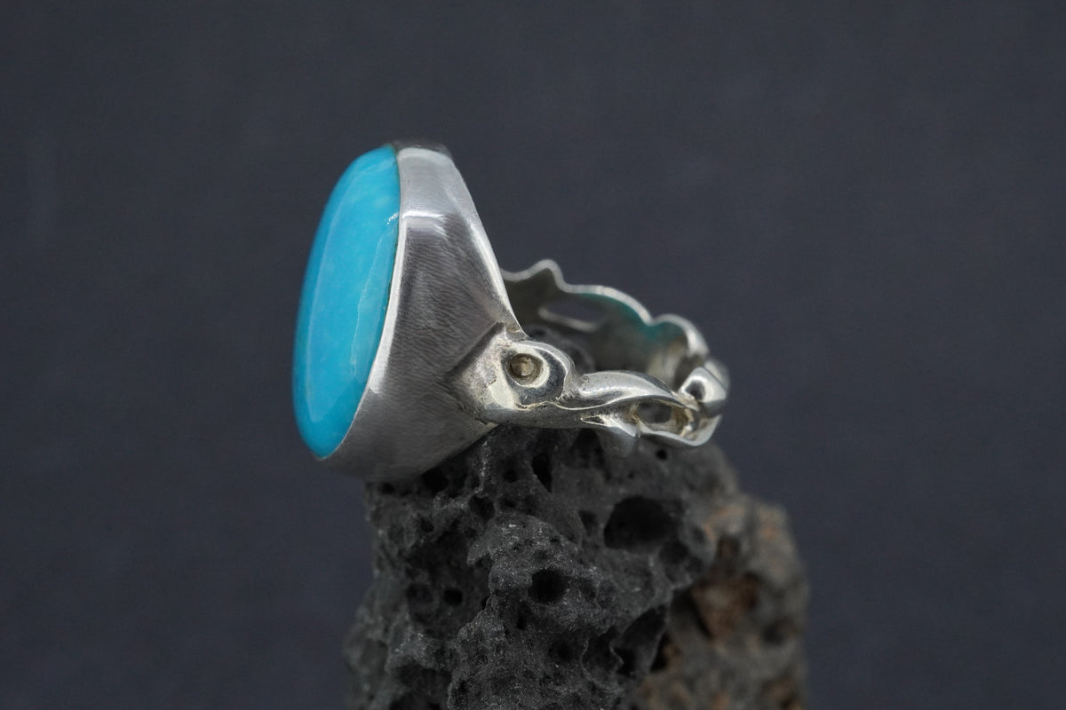 Turquoise Sterling Silver Fancy Ring