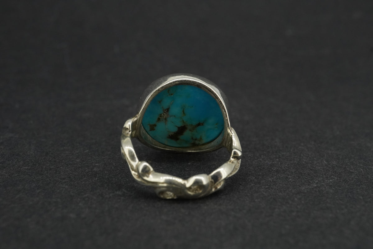 Turquoise Sterling Silver Fancy Ring