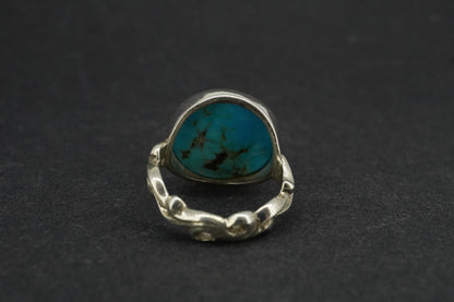 Turquoise Sterling Silver Fancy Ring