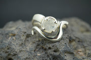 Moonstone Sterling Silver Wrap Ring