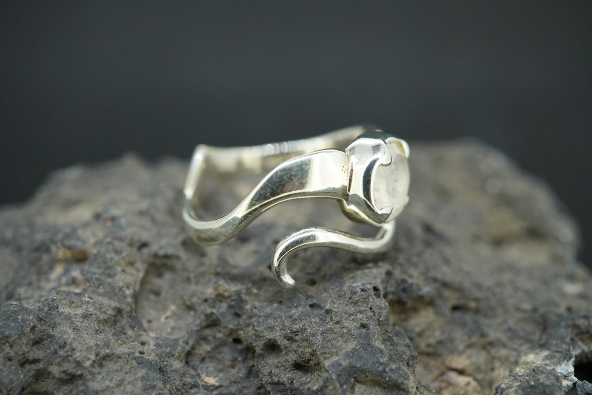 Moonstone Sterling Silver Wrap Ring