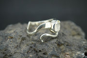 Moonstone Sterling Silver Wrap Ring