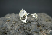 Moonstone Sterling Silver Wrap Ring