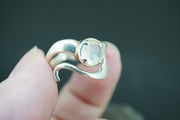 Moonstone Sterling Silver Wrap Ring