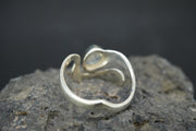 Moonstone Sterling Silver Wrap Ring